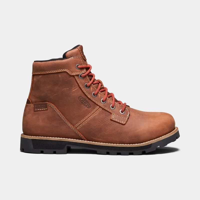 Keen Seattle 6" Waterproof Aluminum Toe Mens Work Boots Brown Wholesale (6983-SBKNG)